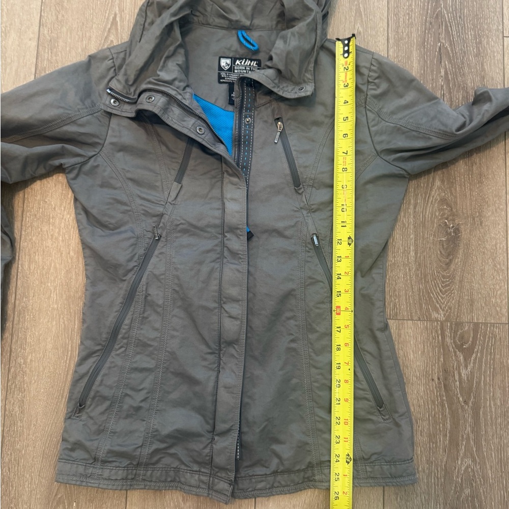 Kuhl Women’s Projekt Lena Hooded Jacket Gray Lightweight Outdoor Utility Coat S - Picture 9 of 9